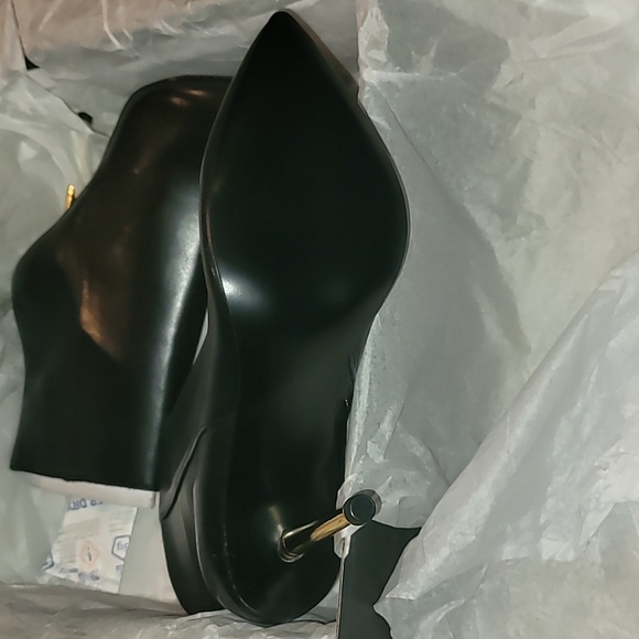 NINE West Leather High Heel Dress Booties - Picture 4 of 10